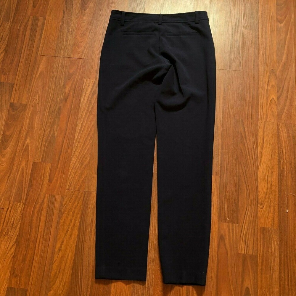 Trina Turk Trousers Pants Navy Blue Size 4 O026 $300 - Picture 3 of 8